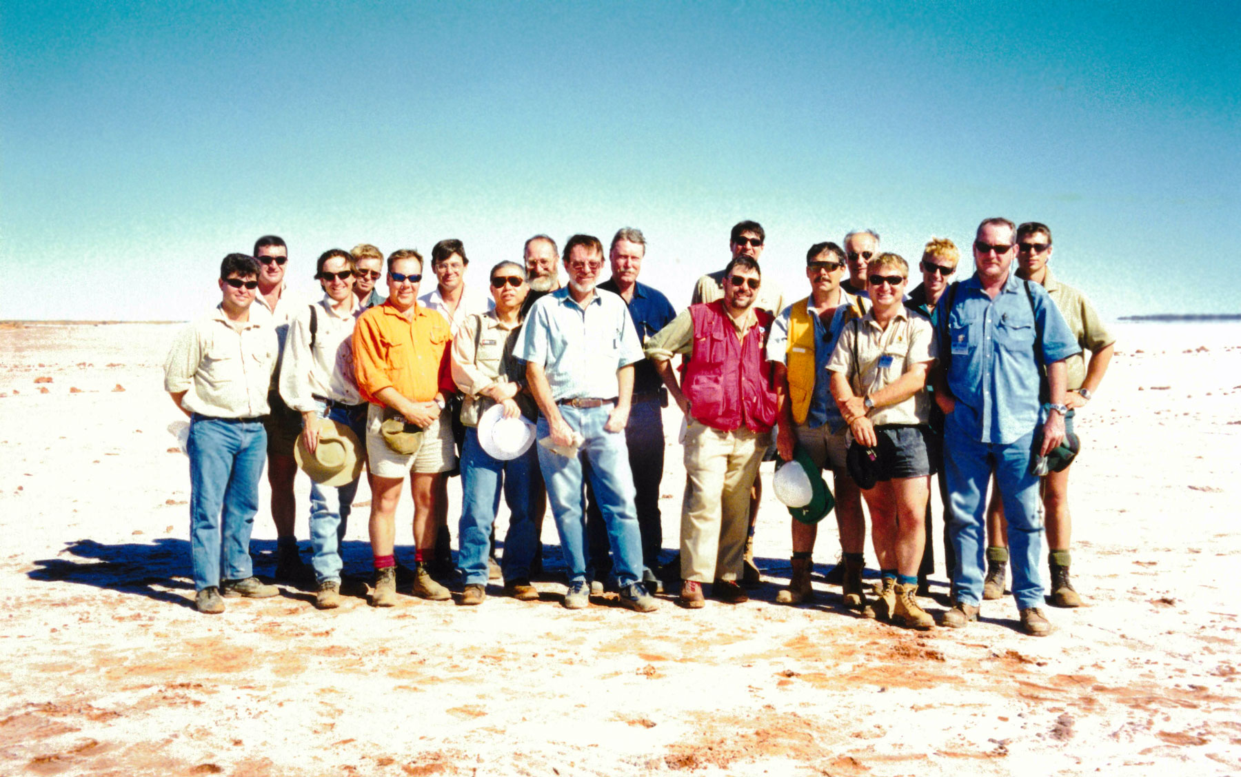 With Great Central Mines Staff at the Jundee open pit, Western Australia.