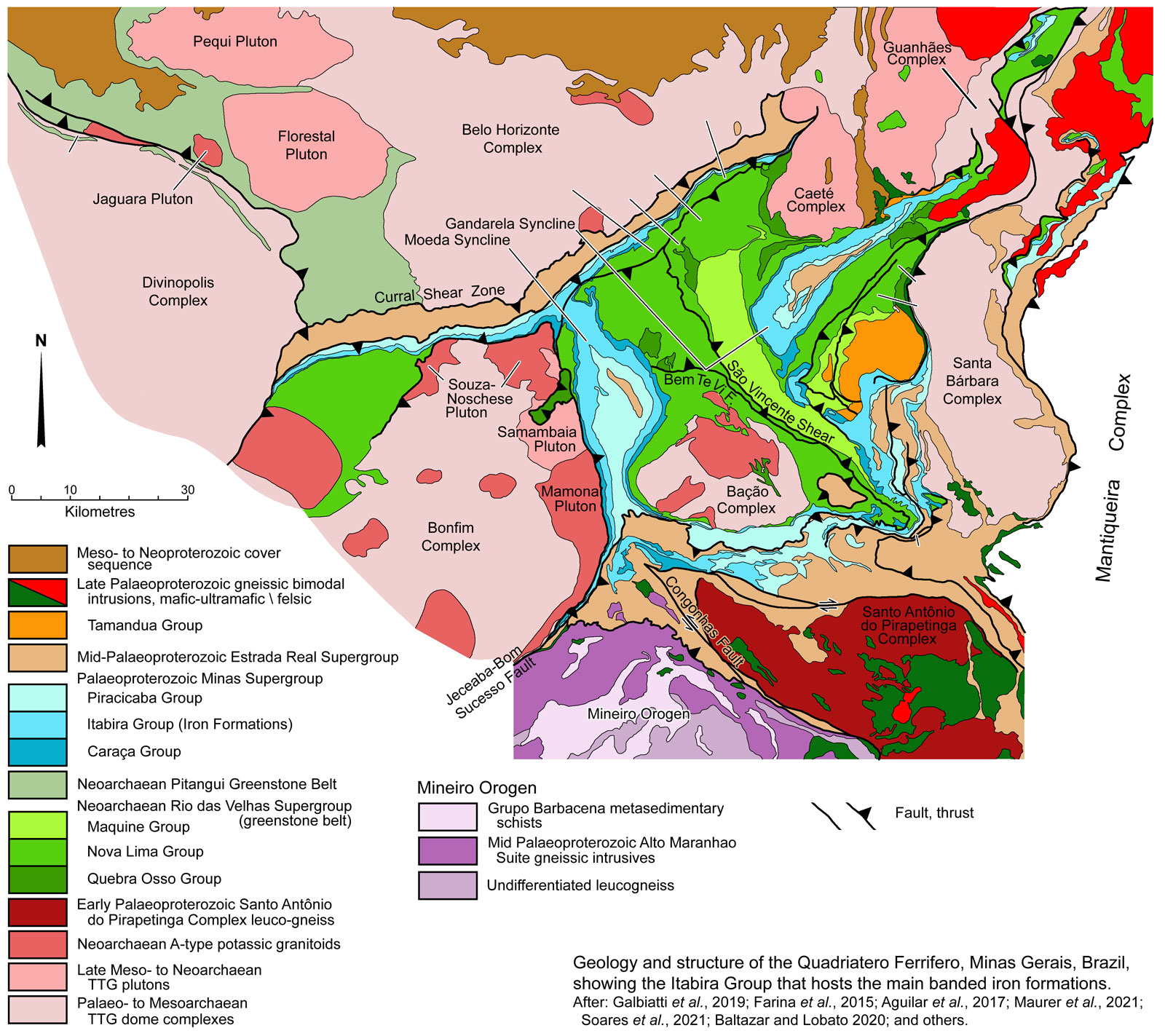 Geologyl of the Quadrilatero Ferrifero
