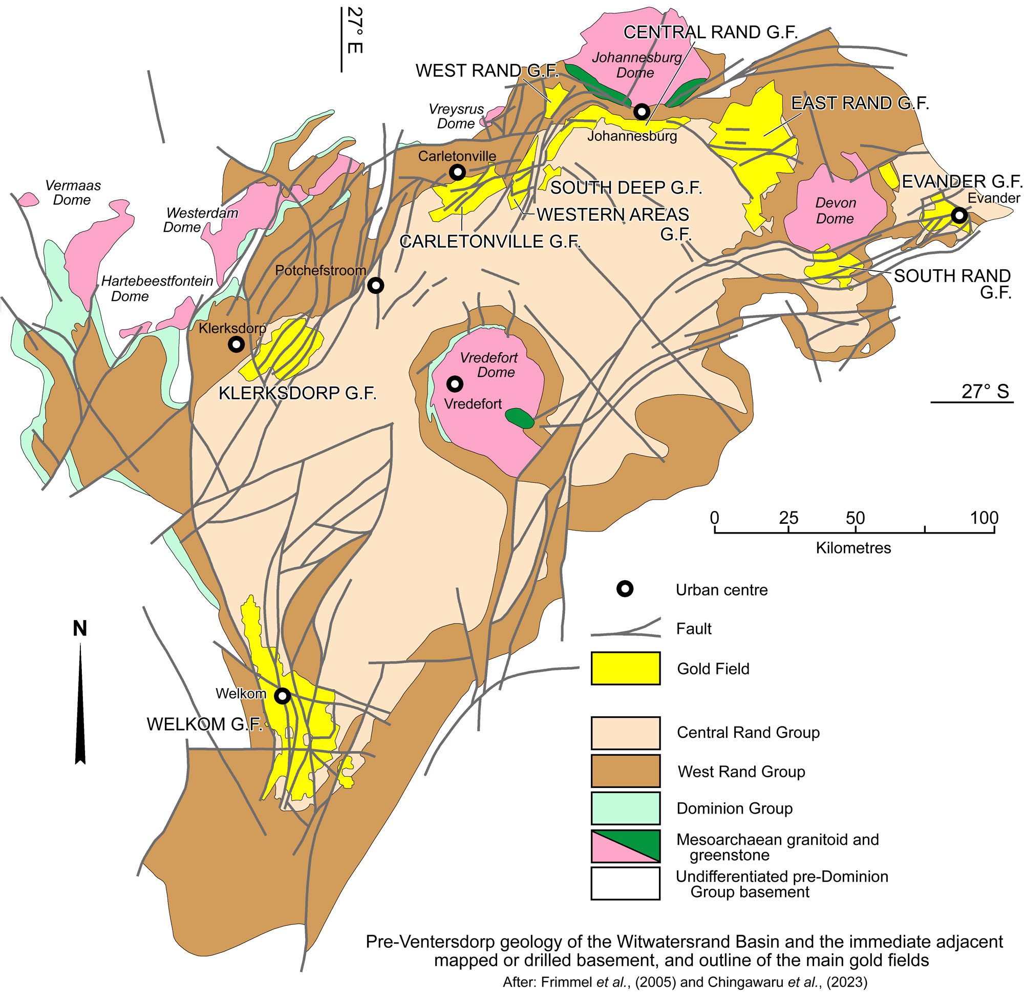 Witwatersrand Basin Geology