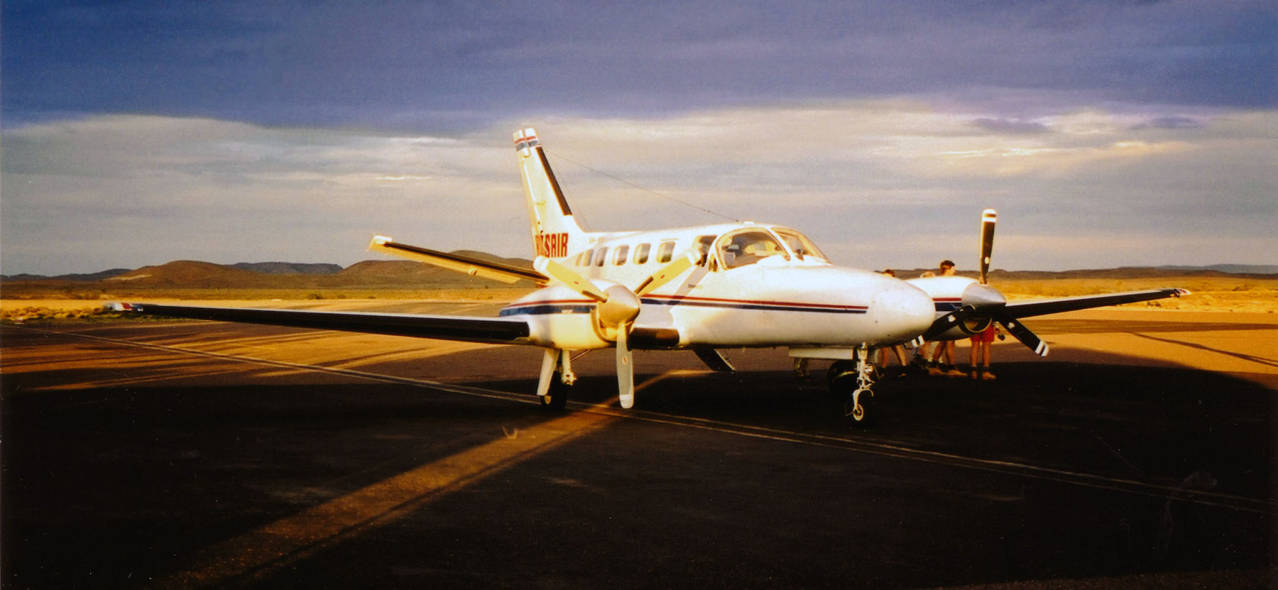 [One of the three 9 passenger Cessna Conquests]