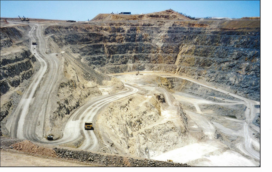 Mount Leyshon open pit